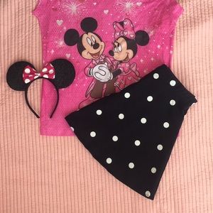 Cotton Polka Dot Skirt